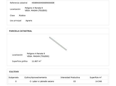 Terreny rústic en venda a Magán
