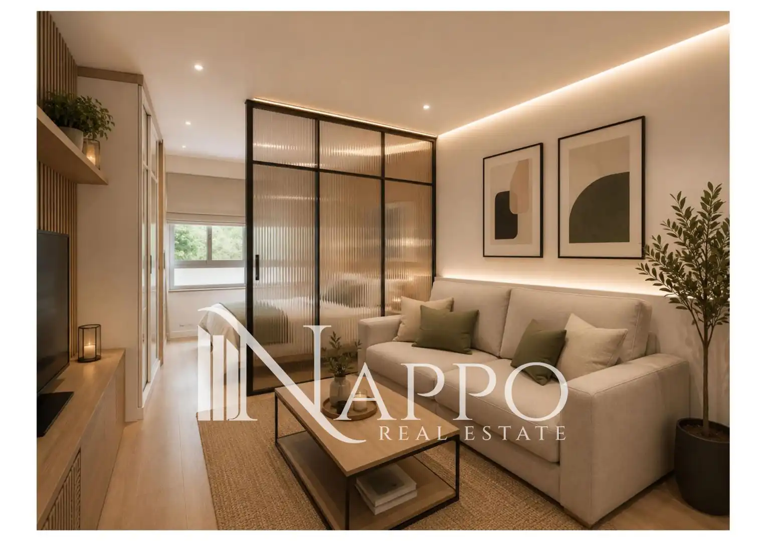 Living room of Flat for sale in Calvià  with Heating, Swimming Pool and Furnished