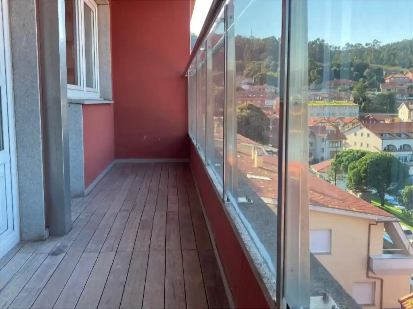 Terrasse von Wohnung zur Miete in Corcubión mit Parkett und Möbliert