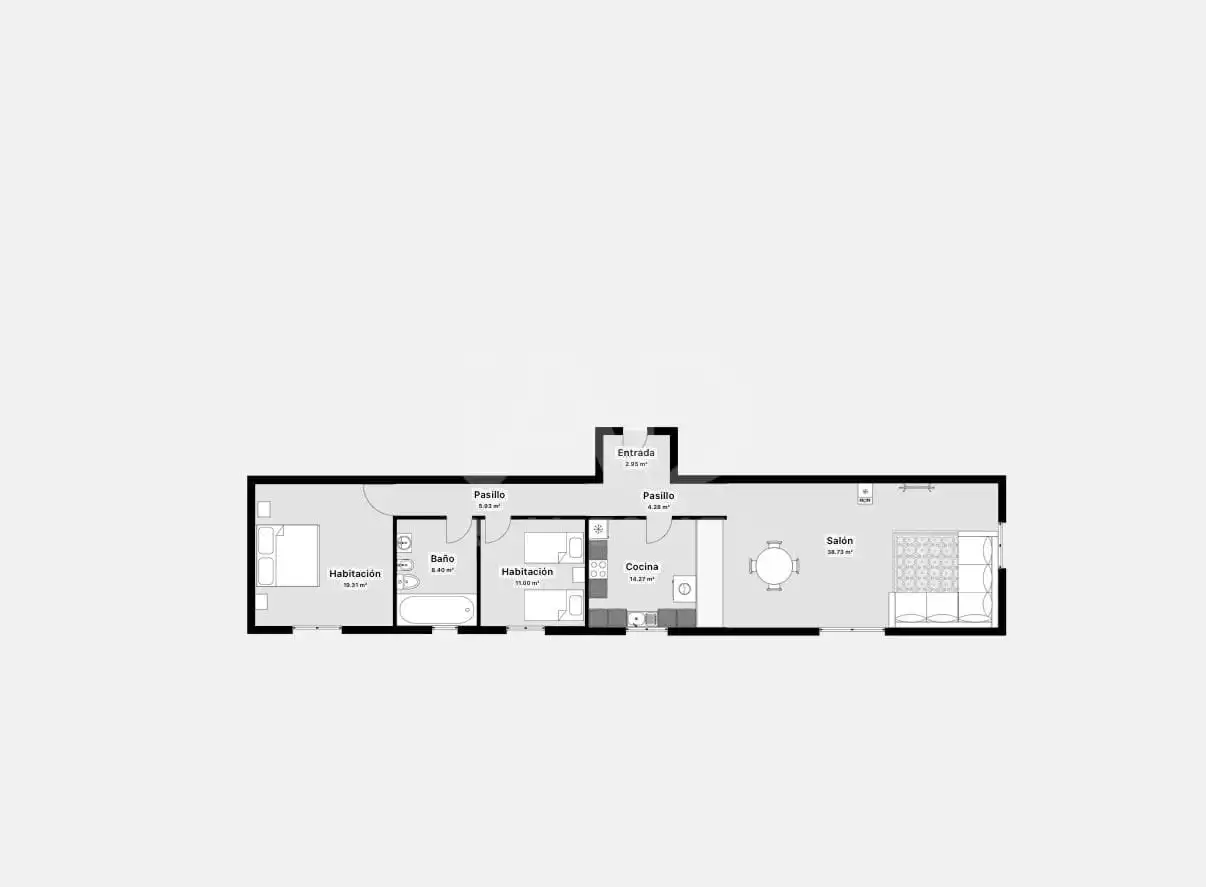 Flat for sale in Alcalá de la Selva  with Heating