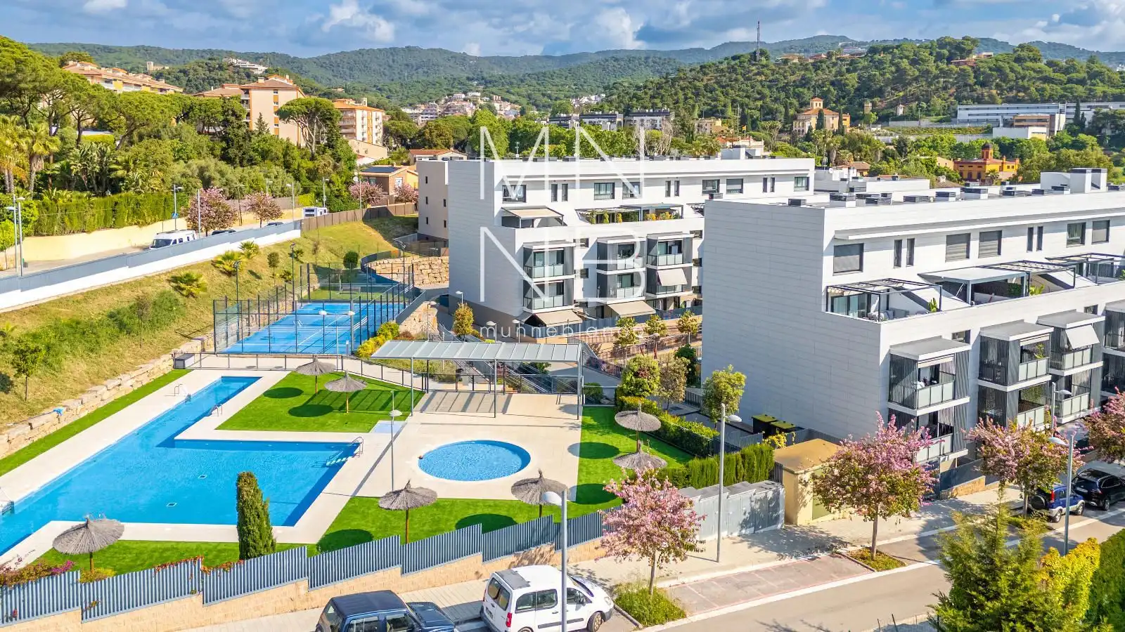 Vista exterior de Piso en venta en Sant Andreu de Llavaneres con Aire acondicionado, Calefacción y Trastero