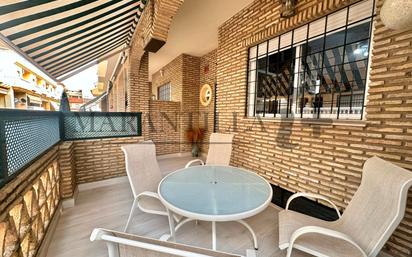 Terrace of Single-family semi-detached for sale in La Antilla  with Terrace, Storage room and Furnished
