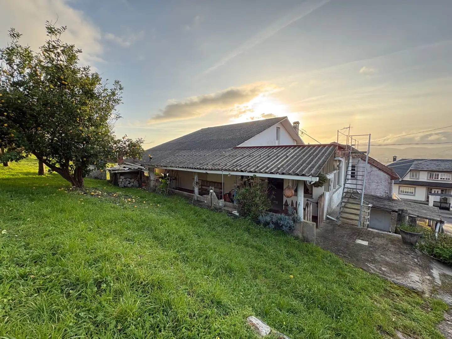 Vista exterior de Casa o chalet en venta en Neda con Calefacción, Jardín privado y Terraza