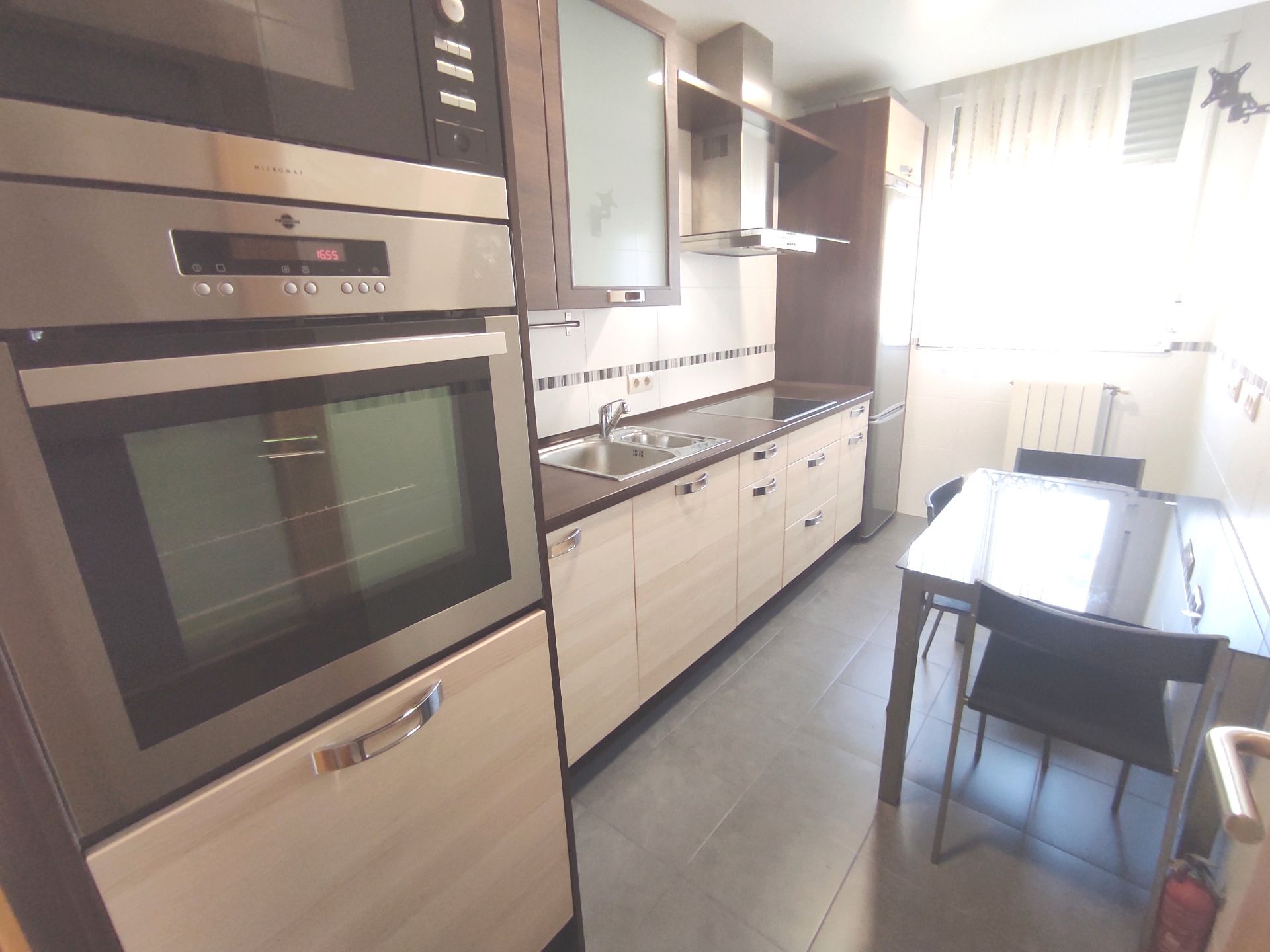 Kitchen of Flat to rent in Burgos Capital  with Heating, Private garden and Parquet flooring