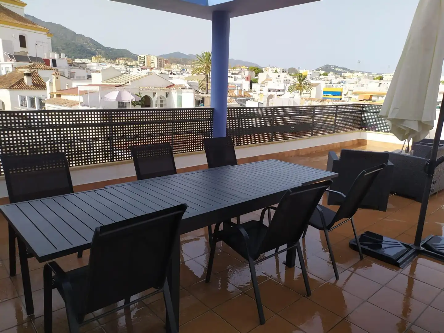 Terrasse von Dachboden zur Miete in Marbella