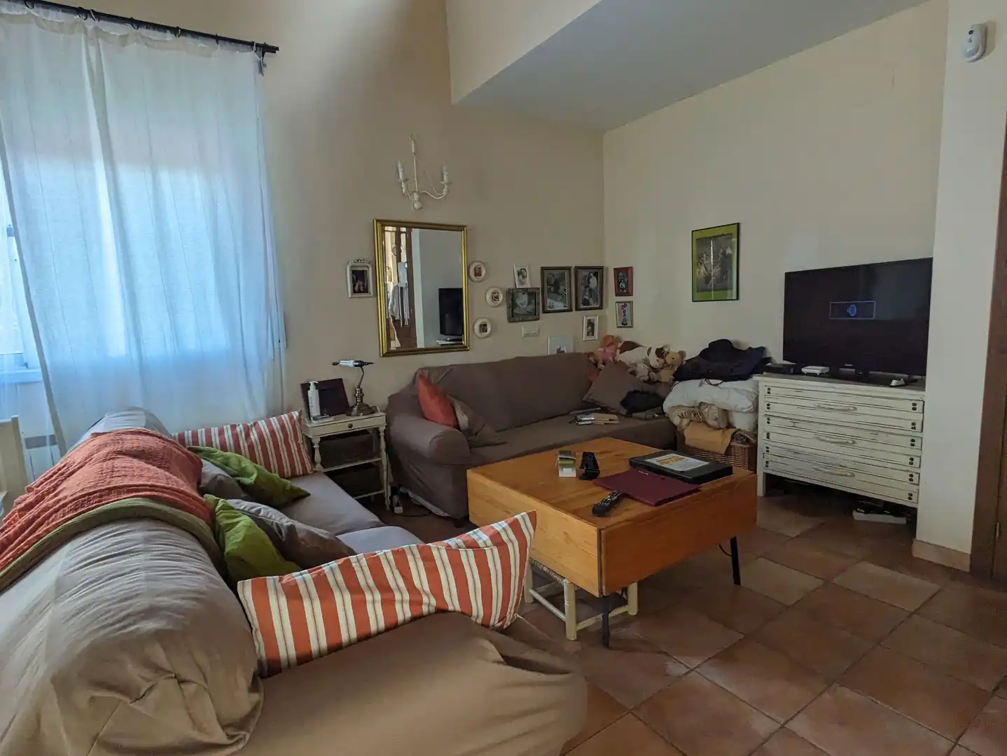 Wohnzimmer von Haus oder Chalet zum Verkauf in La Pobla de Montornès   mit Heizung, Privatgarten und Terrasse