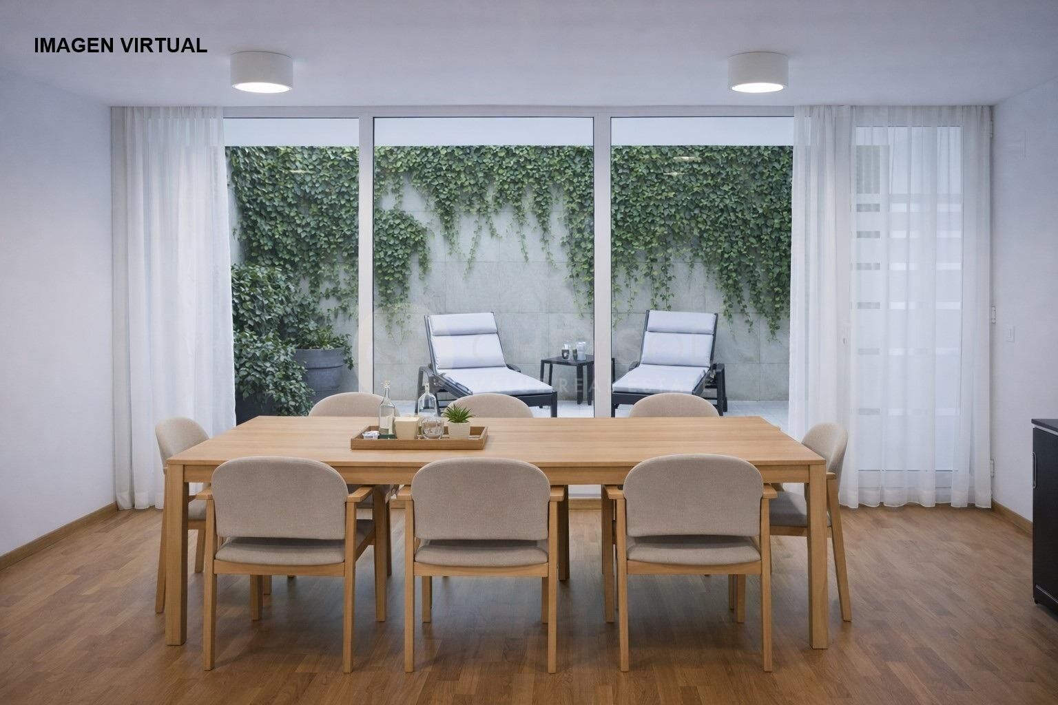 Dining room of Duplex for sale in  Barcelona Capital  with Parquet flooring and Terrace