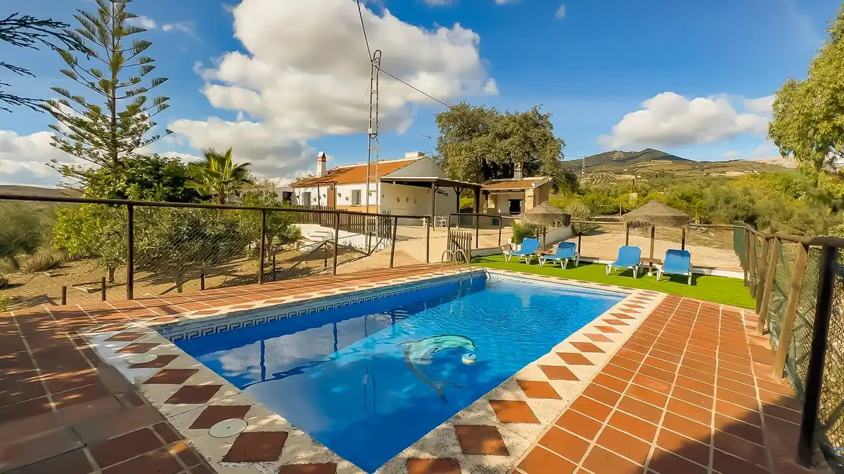 Piscina de Finca rústica en venta en Villanueva de la Concepción con Jardín privado, Terraza y Trastero