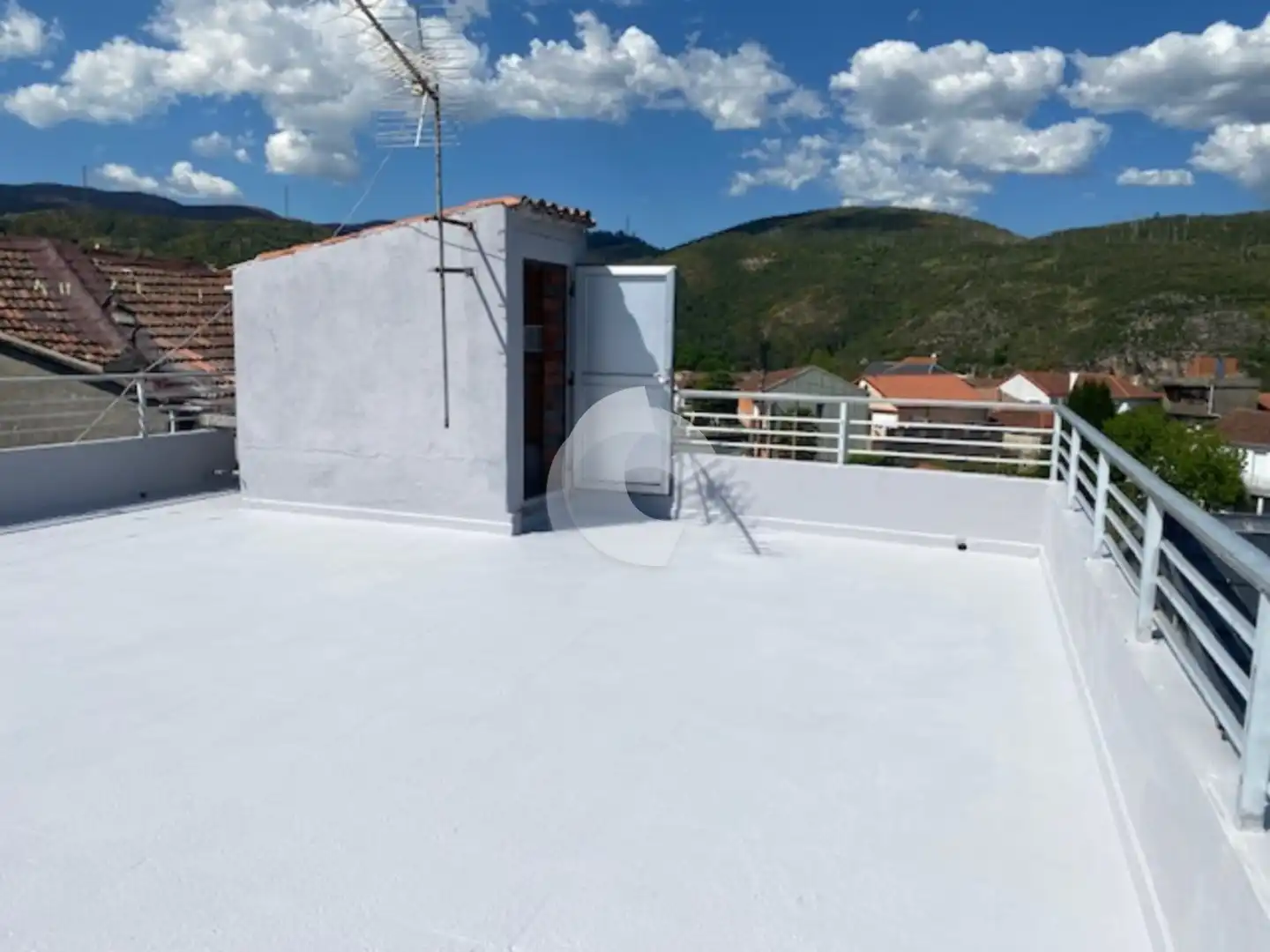 Terraza de Casa adosada en venta en Entrimo con Jardín privado