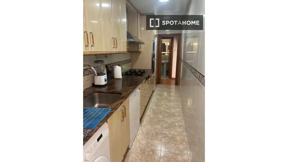 Kitchen of Flat for rent in Barcelona  with Air Conditioner, Heating and Furnished