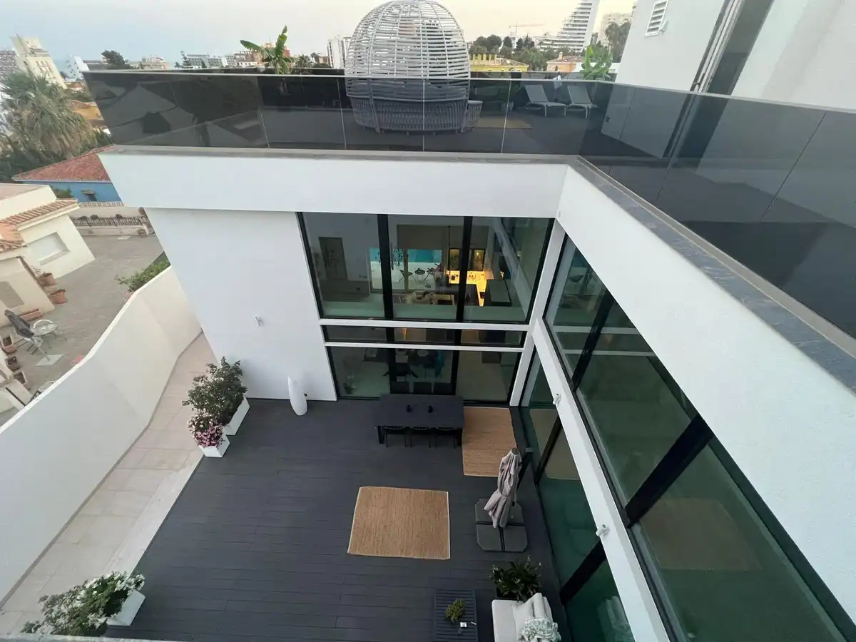 Terraza de Casa o chalet en venta en Benalmádena con Aire acondicionado, Calefacción y Jardín privado