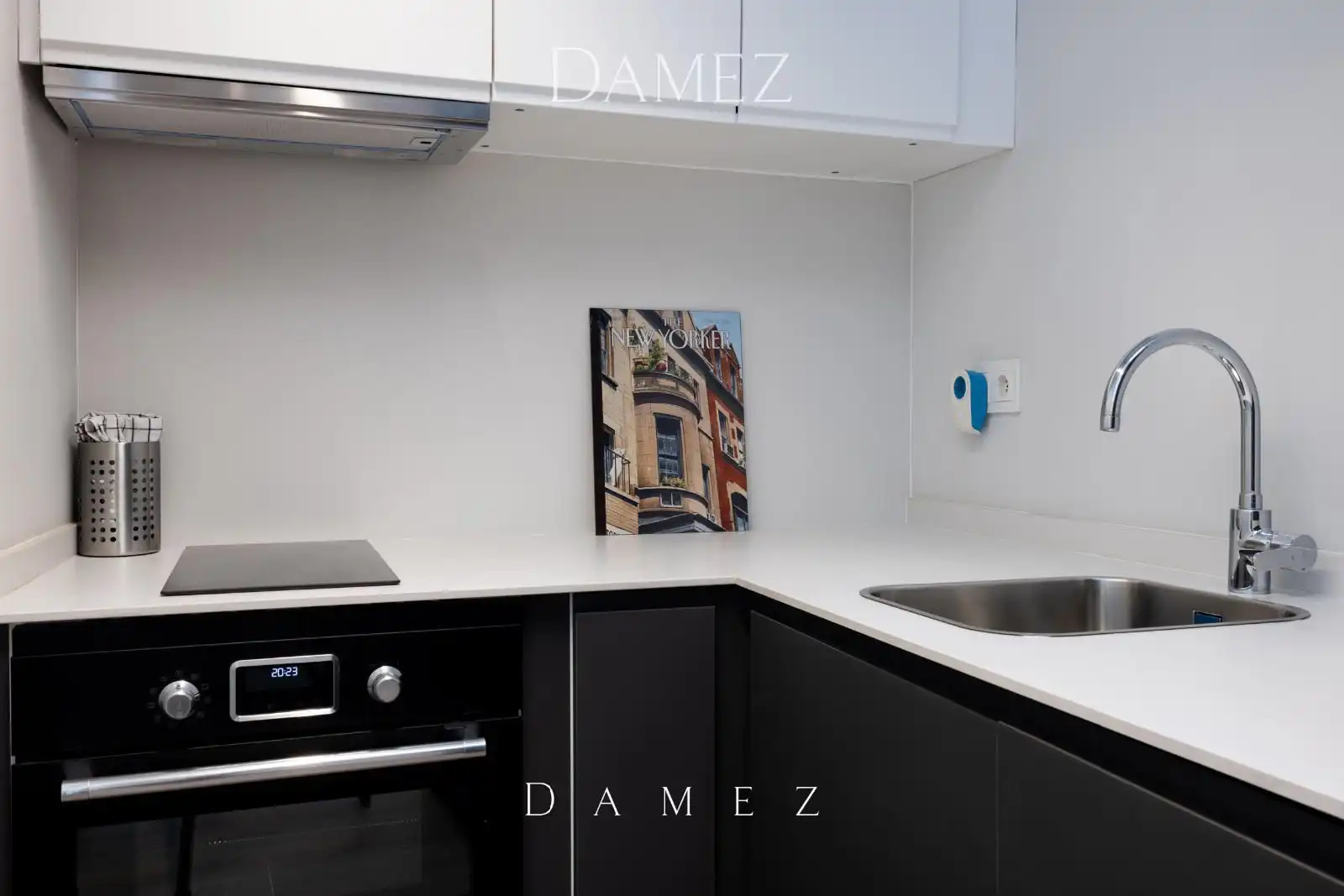 Cocina de Piso de alquiler en Madrid con Aire acondicionado, Calefacción y Amueblado