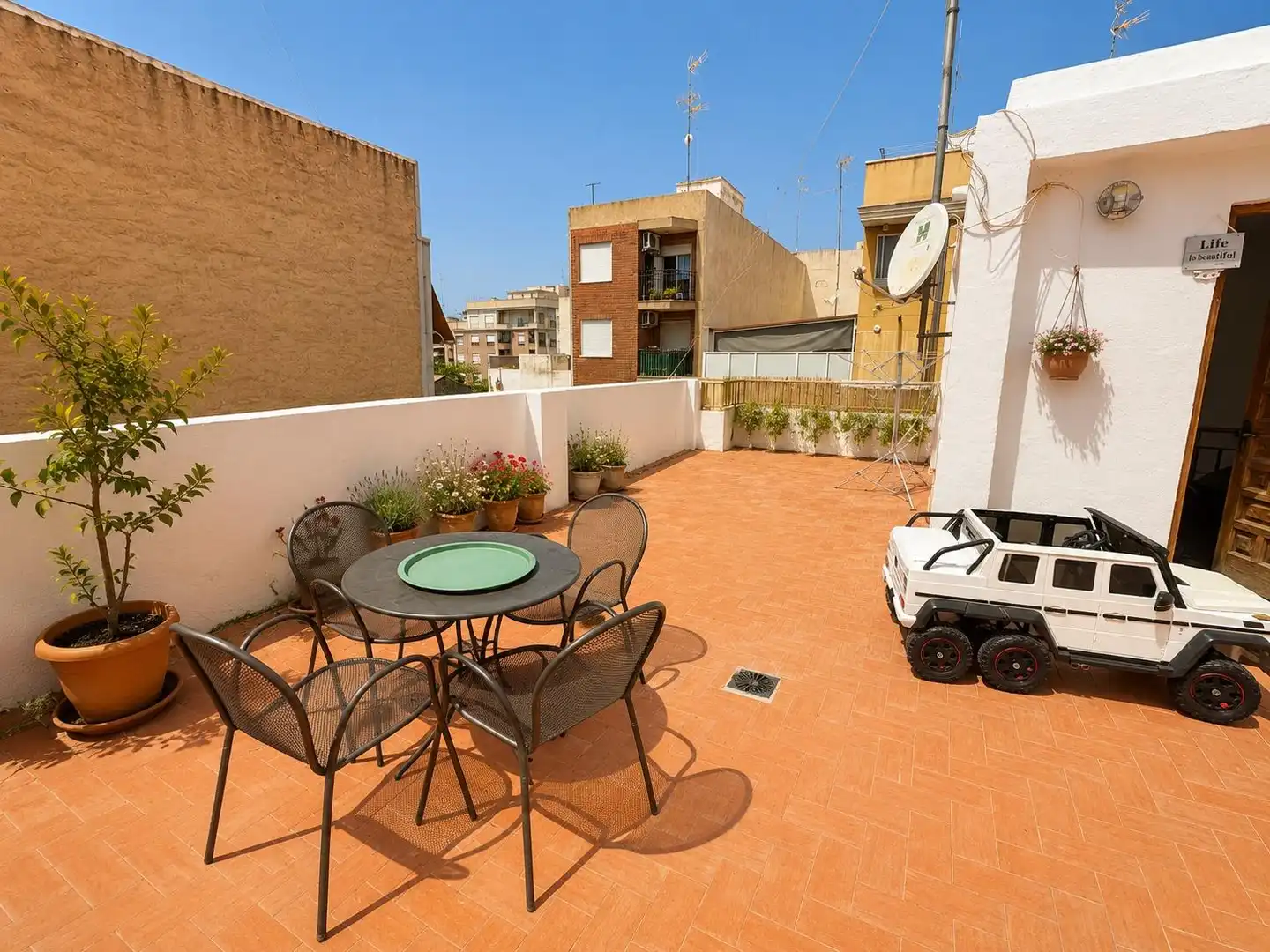 Terraza de Apartamento en venta en Elche / Elx con Aire acondicionado, Terraza y Trastero