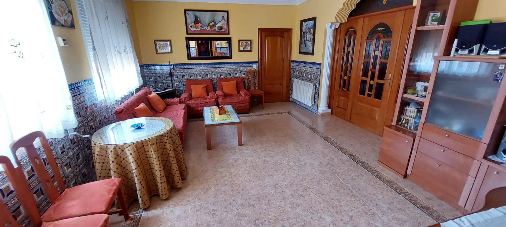 Living room of Houses for sale in Pedro Muñoz  with Air Conditioner, Heating and Private garden