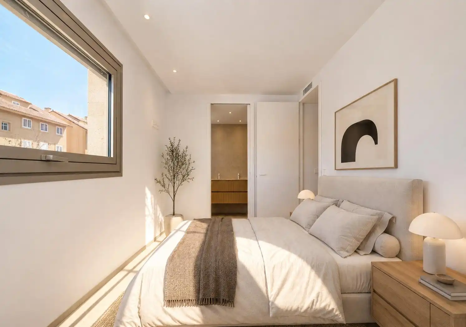 Dormitori de Apartament en venda en Jávea / Xàbia amb Aire condicionat, Terrassa i Traster