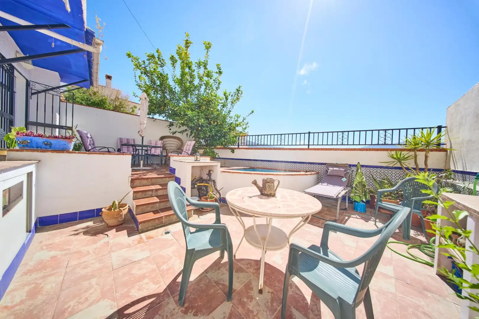 Terrassa de Casa adosada en venda en Órgiva amb Calefacció, Jardí privat i Terrassa