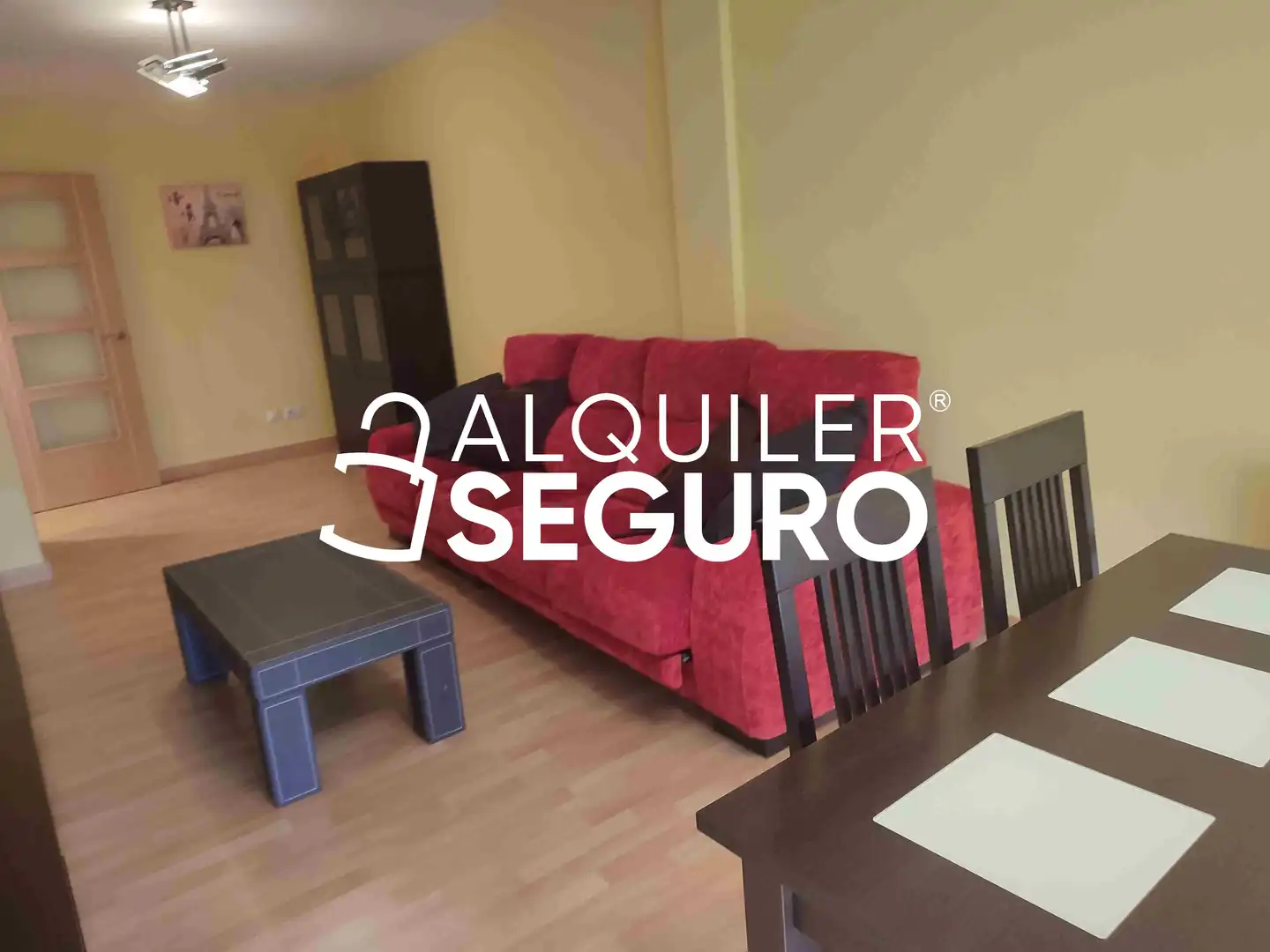 Sala de estar de Piso de alquiler en Zaragoza con Aire acondicionado, Calefacción y Amueblado