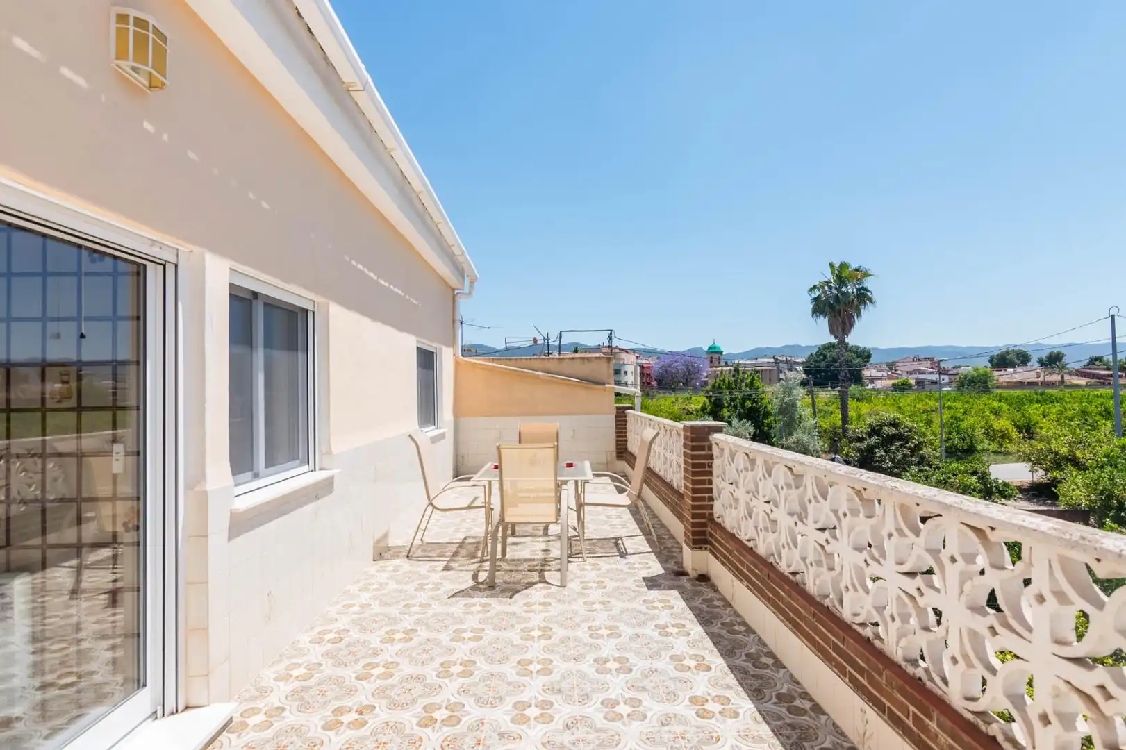 Terrassa de Casa o xalet en venda en Murcia amb Jardí privat, Terrassa i Moblat