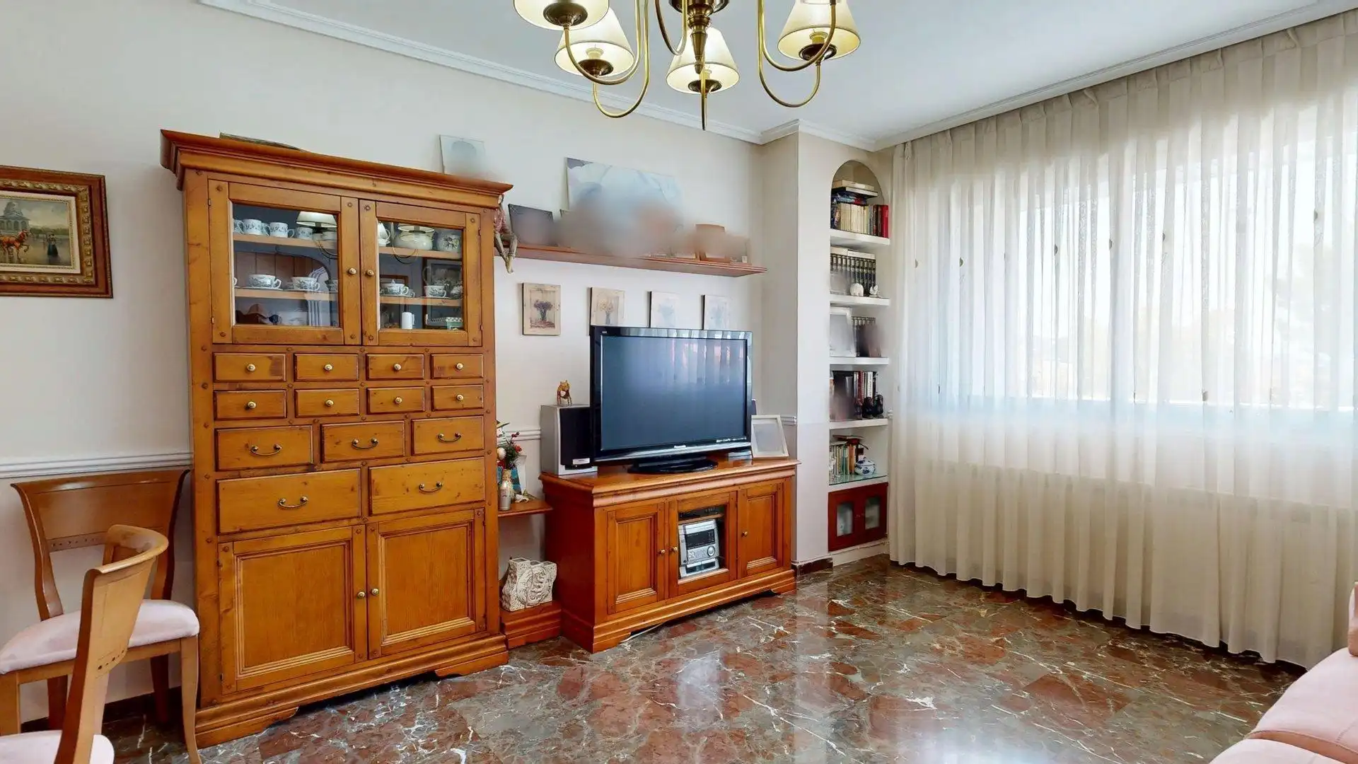 Sala de estar de Casa adosada en venta en Zaragoza con Aire acondicionado, Calefacción y Terraza