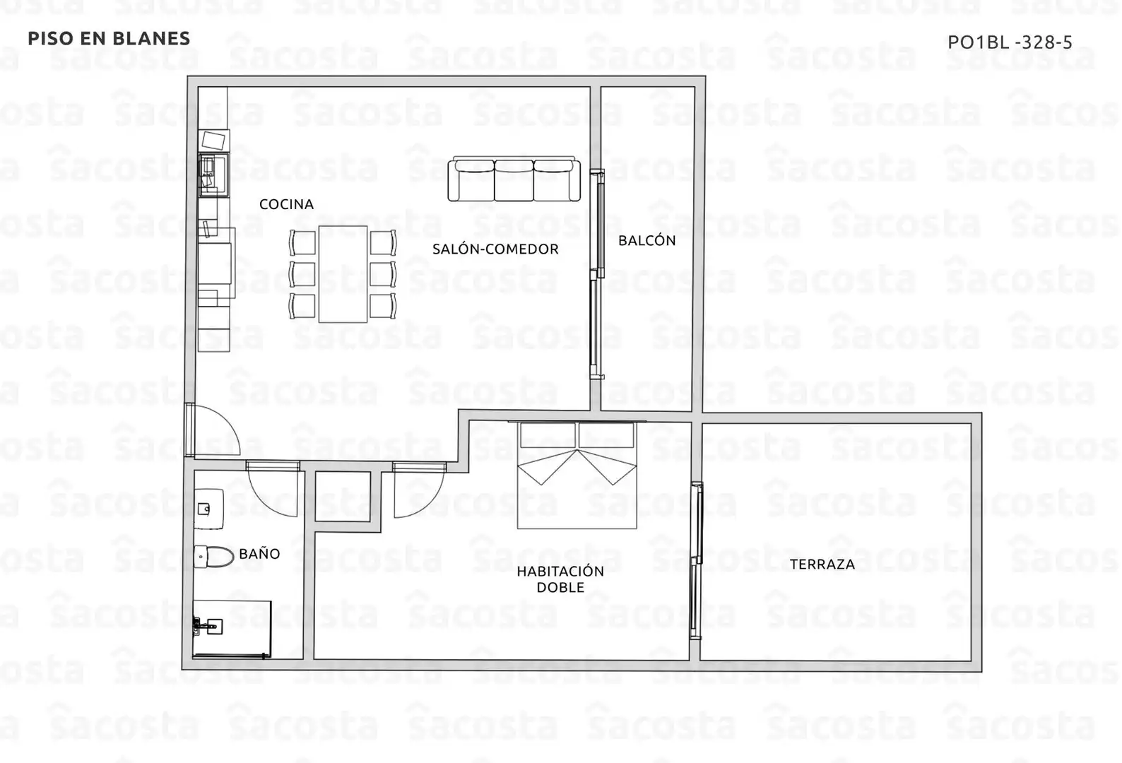 Wohnungen zum Verkauf in Blanes mit Heizung, Terrasse und Balkon