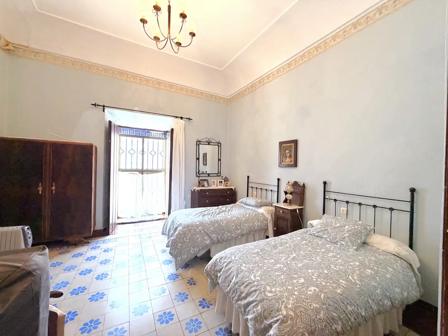 Dormitori de Casa adosada en venda en Zafra amb Aire condicionat i Balcó