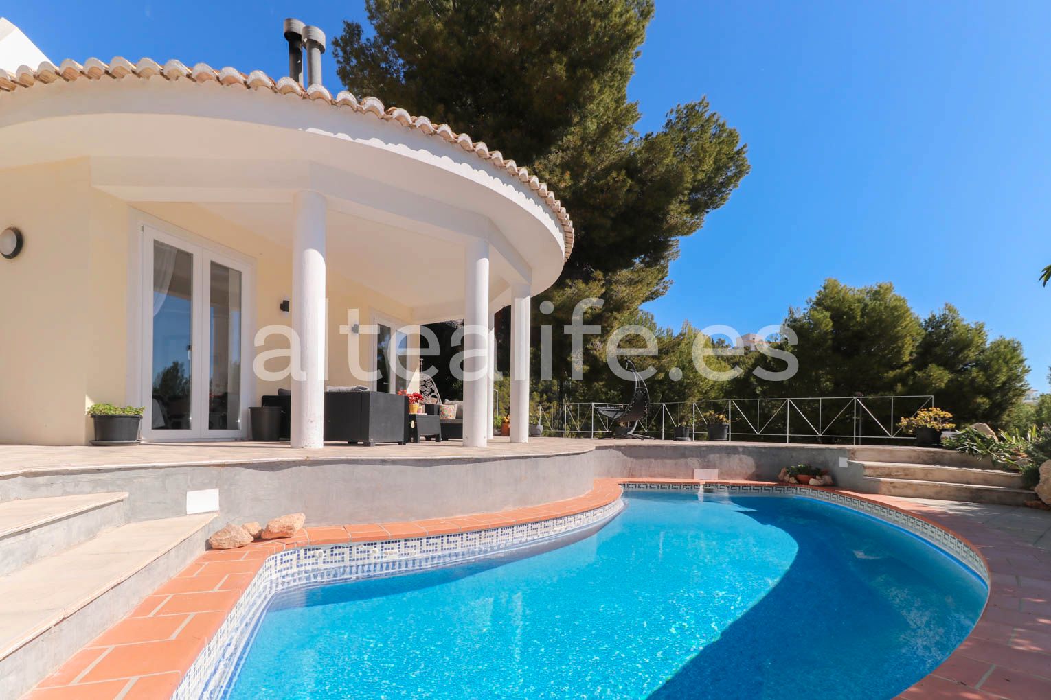 Exterior view of House or chalet for sale in Altea  with Air Conditioner, Heating and Private garden