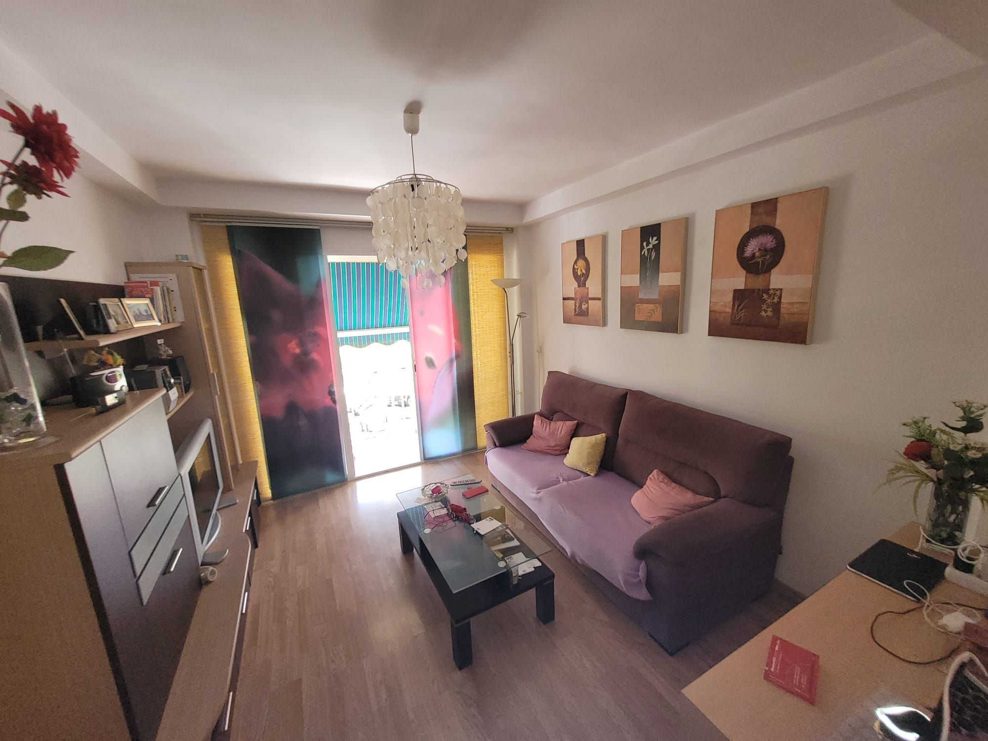 Sala de estar de Piso en venta en Vélez-Málaga con Terraza y Amueblado