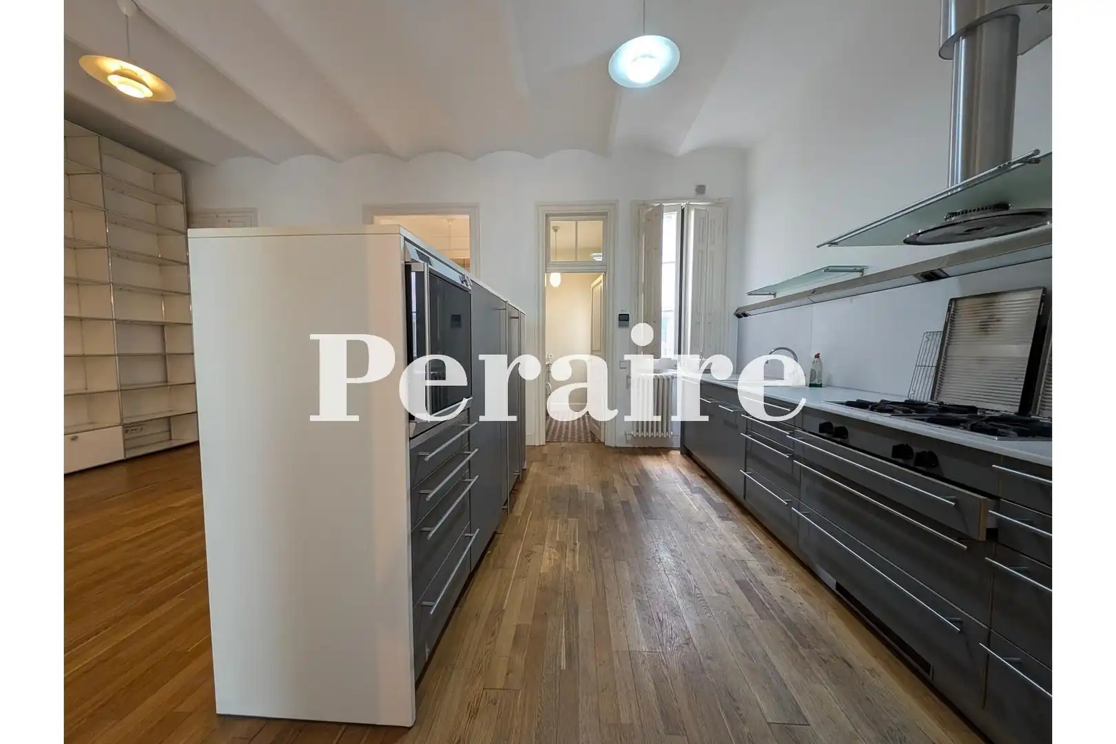 Küche von Wohnung zur Miete in Barcelona mit Heizung und Balkon