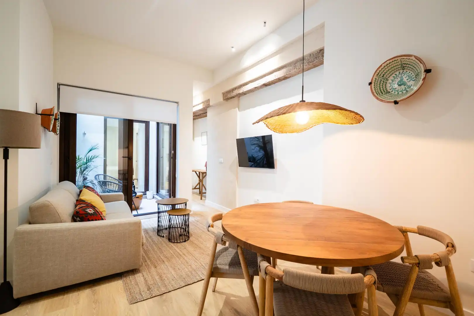 Sala de estar de Piso de alquiler en Sevilla con Aire acondicionado, Calefacción y Amueblado