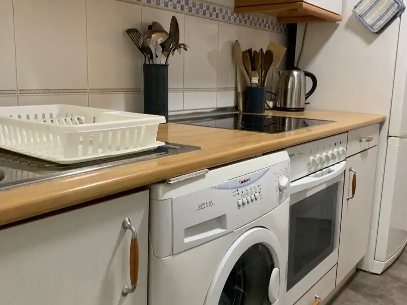 Kitchen of Flat for sale in Navalagamella, Madrid