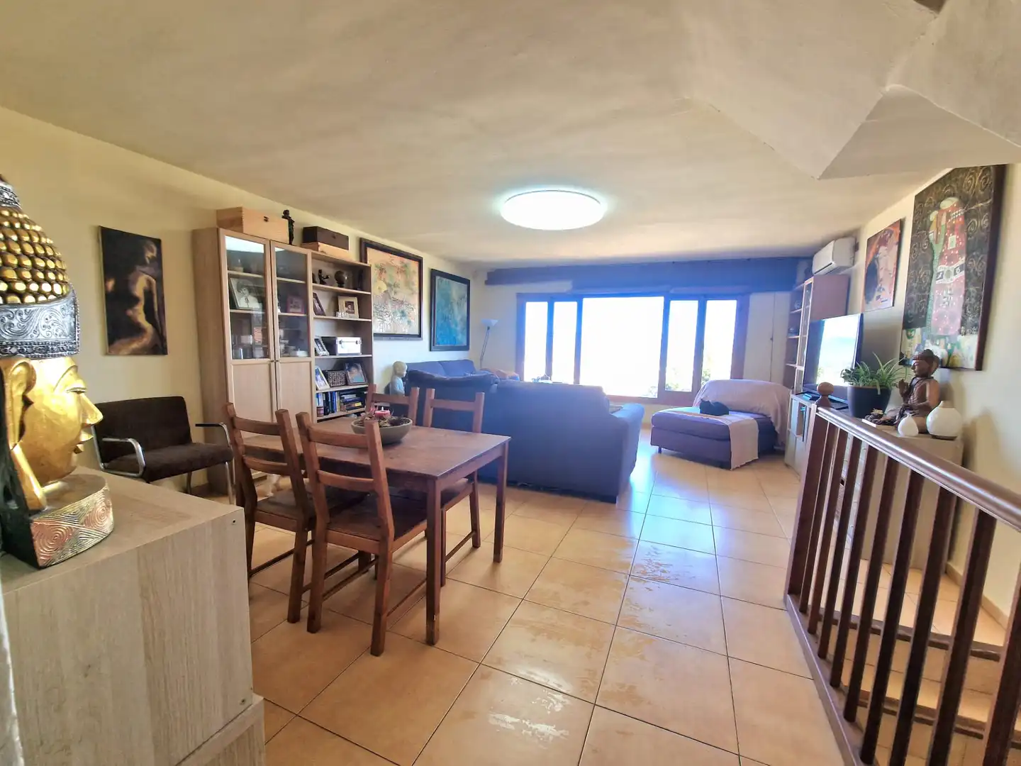 Sala d'estar de Casa adosada en venda en Alhaurín de la Torre amb Aire condicionat, Terrassa i Traster