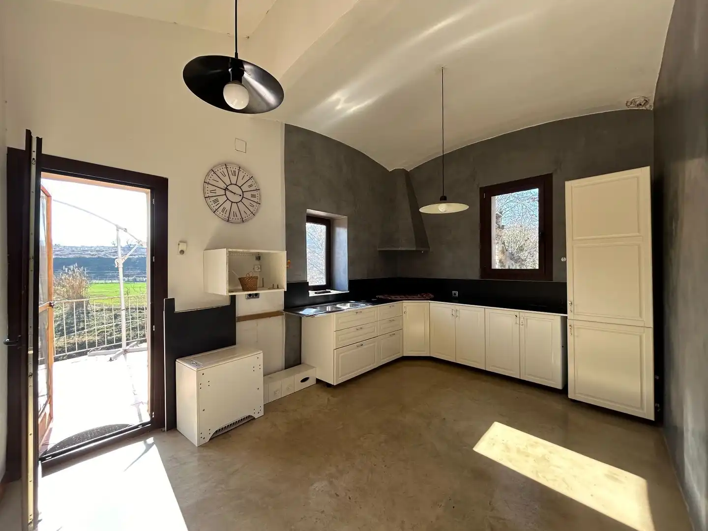 Cuina de Finca rústica en venda en Santa Maria de Palautordera amb Calefacció