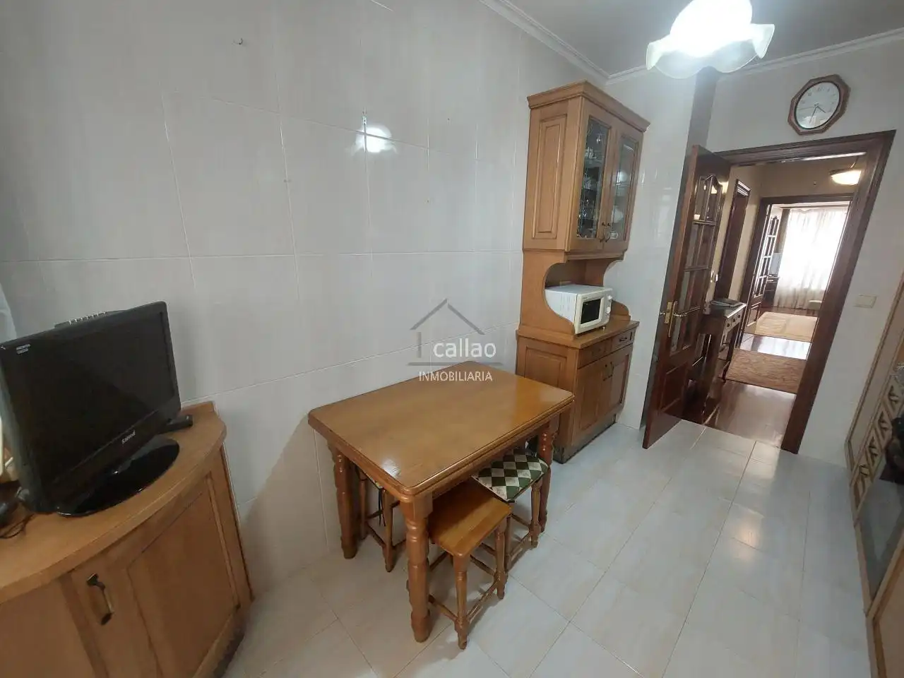 Kitchen of Apartments for rent in Ferrol  with Heating and Furnished