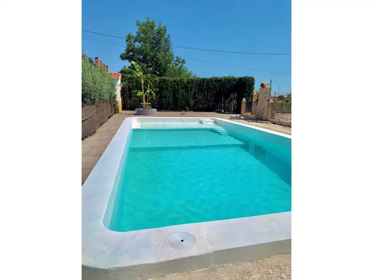 Piscina de Casa o chalet en venta en Castellón de la Plana / Castelló de la Plana con Aire acondicionado, Jardín privado y Terraza