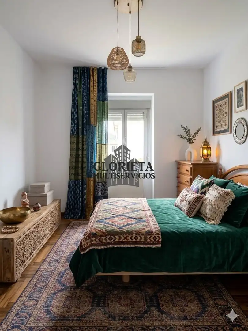 Bedroom of Houses for sale in Vigo   with Heating, Parquet flooring and Terrace