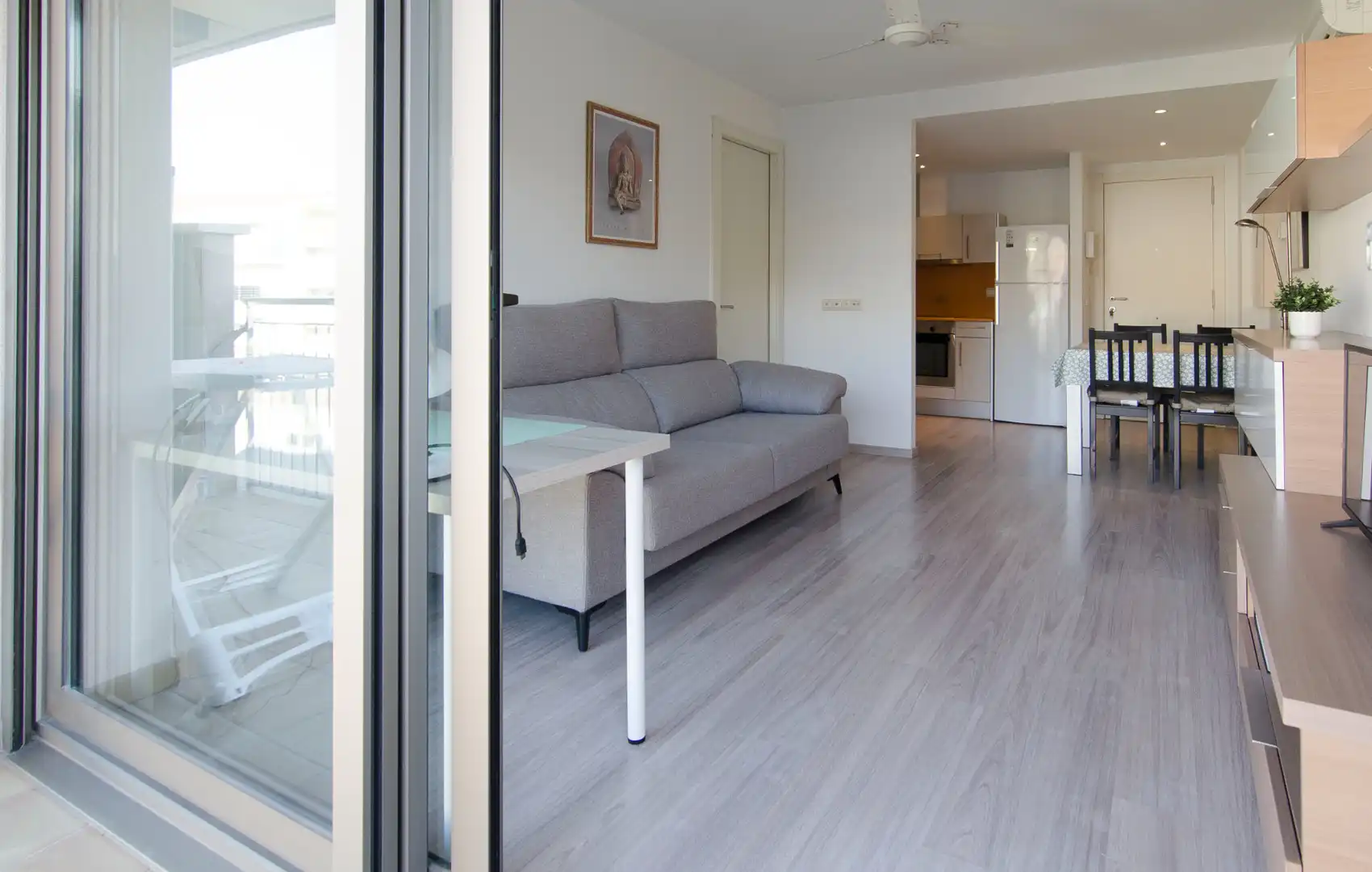Living room of Flat for sale in Manresa  with Air Conditioner, Heating and Parquet flooring