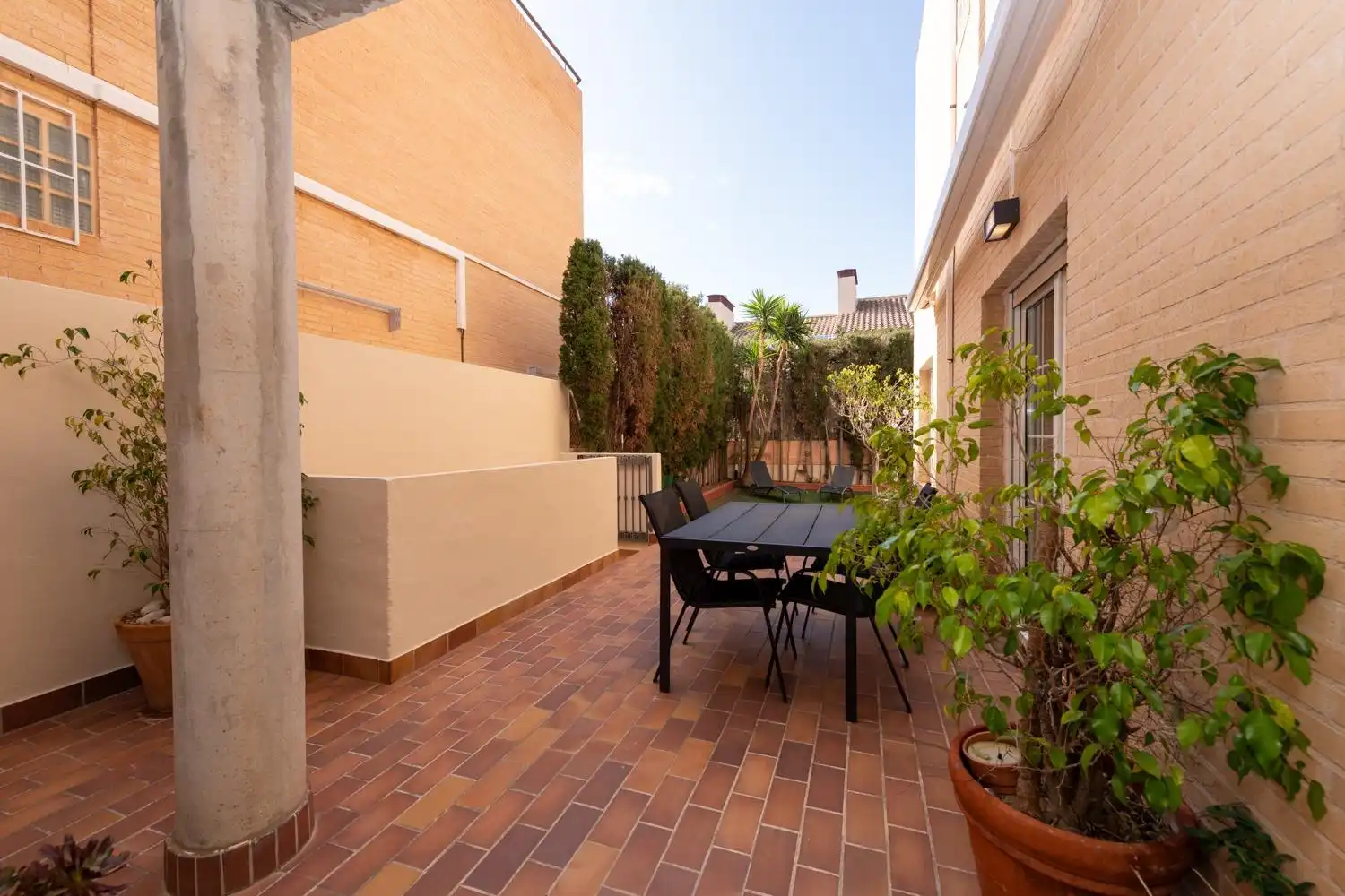 Terrassa de Casa adosada en venda en Alicante / Alacant amb Aire condicionat, Calefacció i Jardí privat