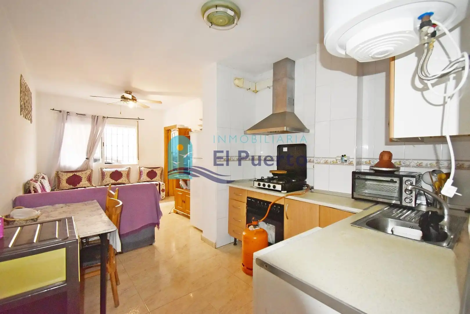 Cocina de Apartamento en venta en Mazarrón con Amueblado