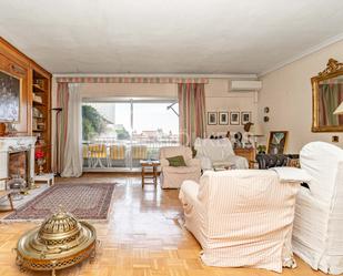 Living room of Apartment for sale in  Madrid Capital  with Air Conditioner and Terrace