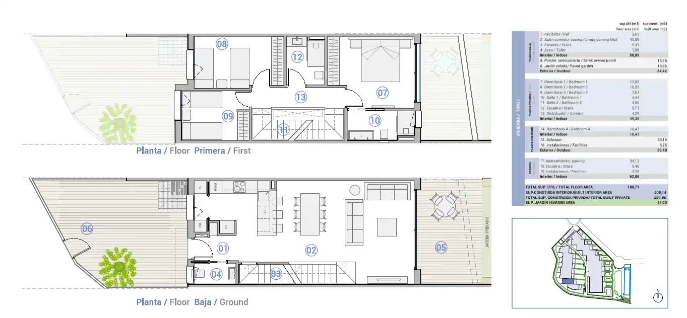 Maison mitoyenne avec piscine à vendre à Pueblo Español - Coveta Fumá, imagen 7
