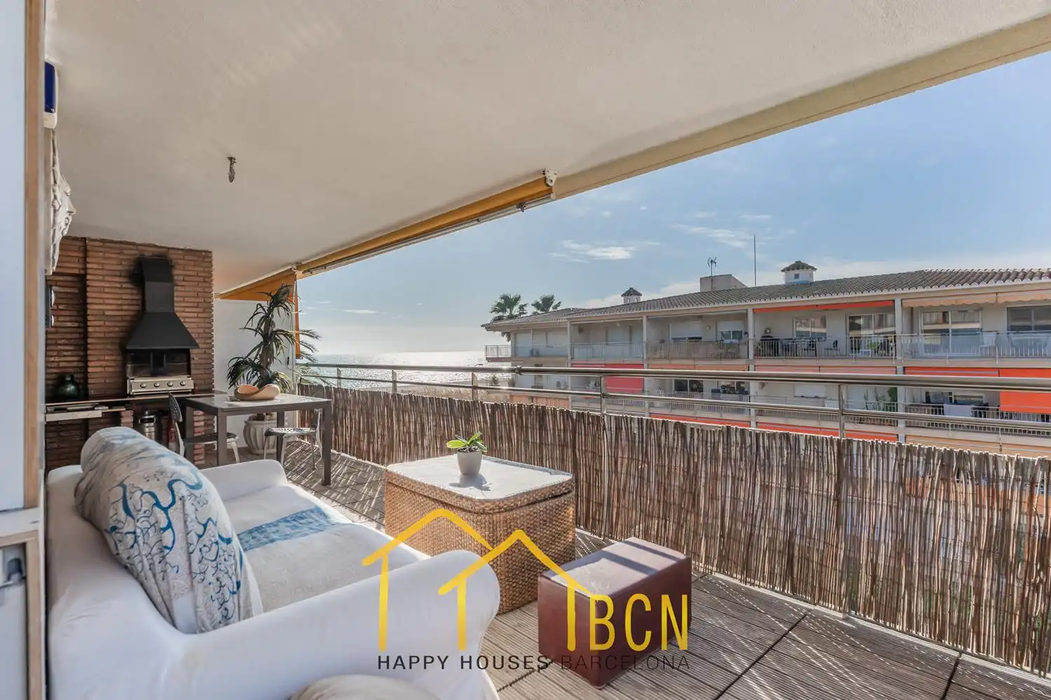 Balcony of Apartments for rent in Sitges  with Air Conditioner, Heating and Private garden