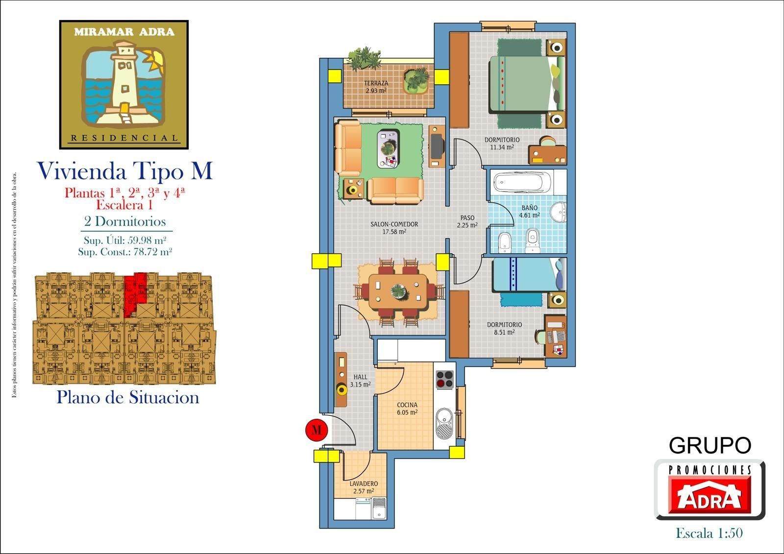 Flat for sale in Adra  with Terrace
