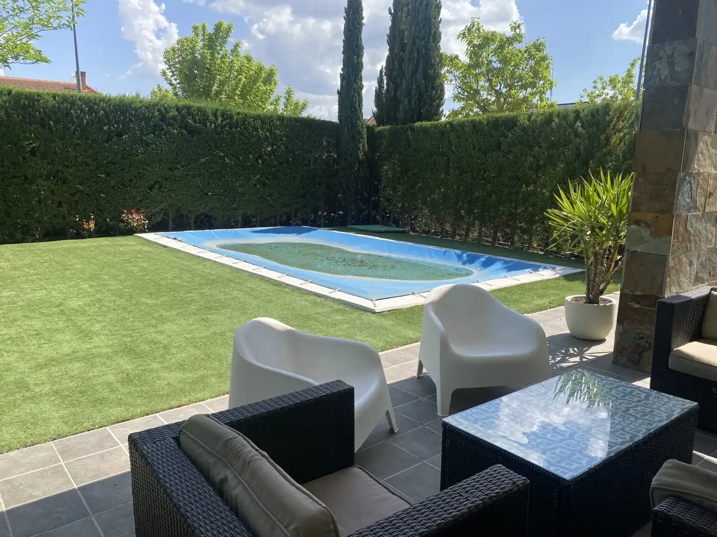 Swimming pool of Houses for sale in Arroyo de la Encomienda  with Air Conditioner, Heating and Private garden