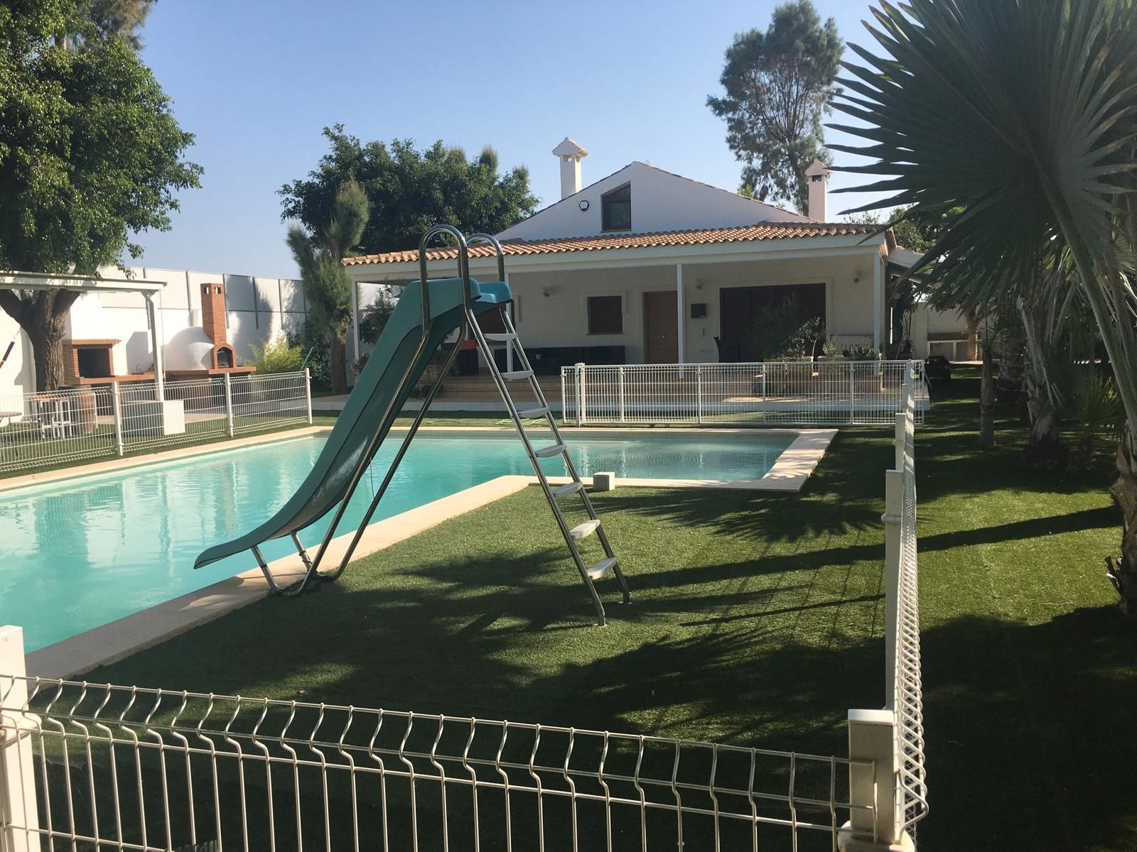 Piscina de Finca rústica de alquiler en Torre-Pacheco con Amueblado
