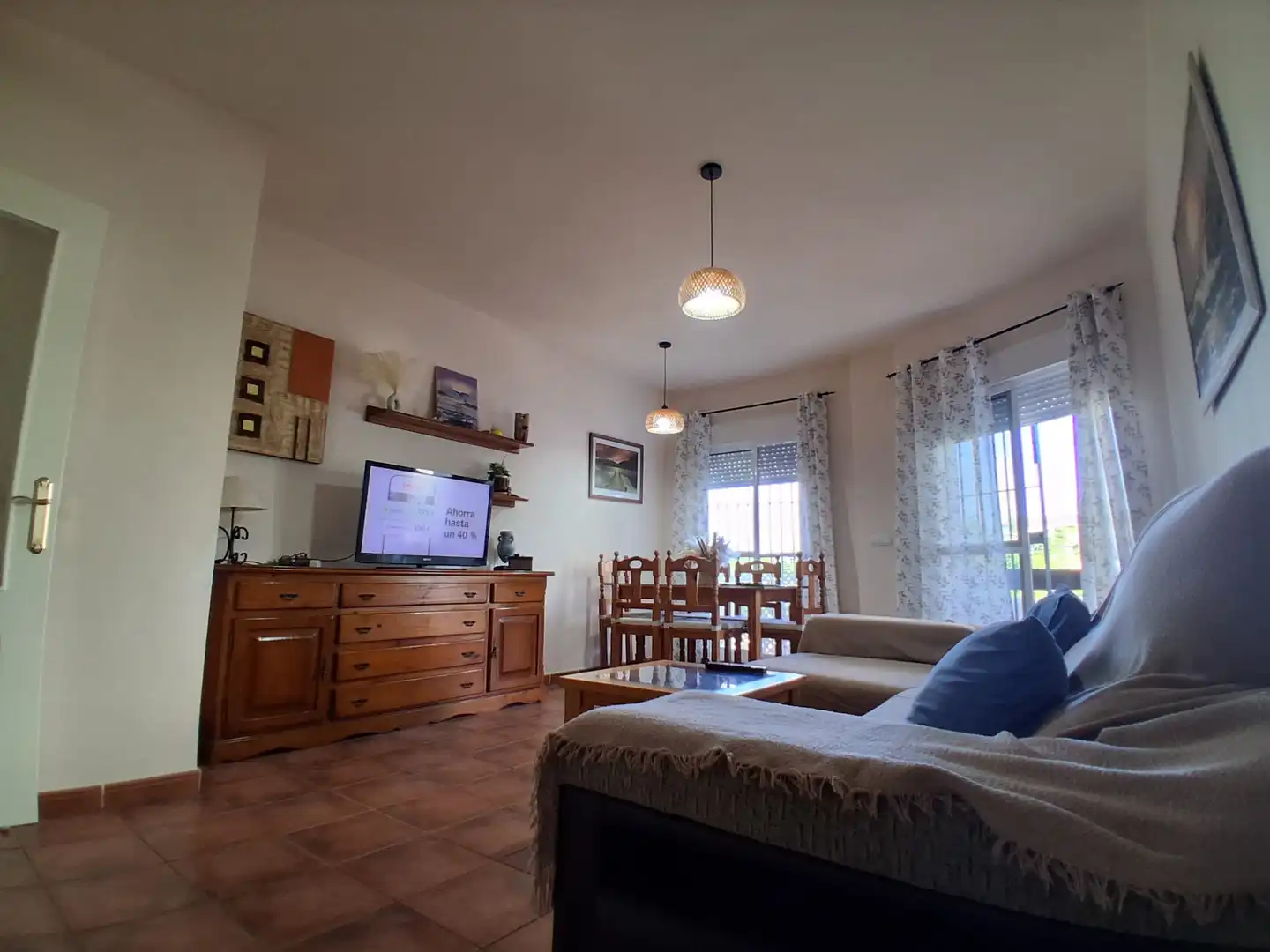 Sala de estar de Piso en venta en Chipiona