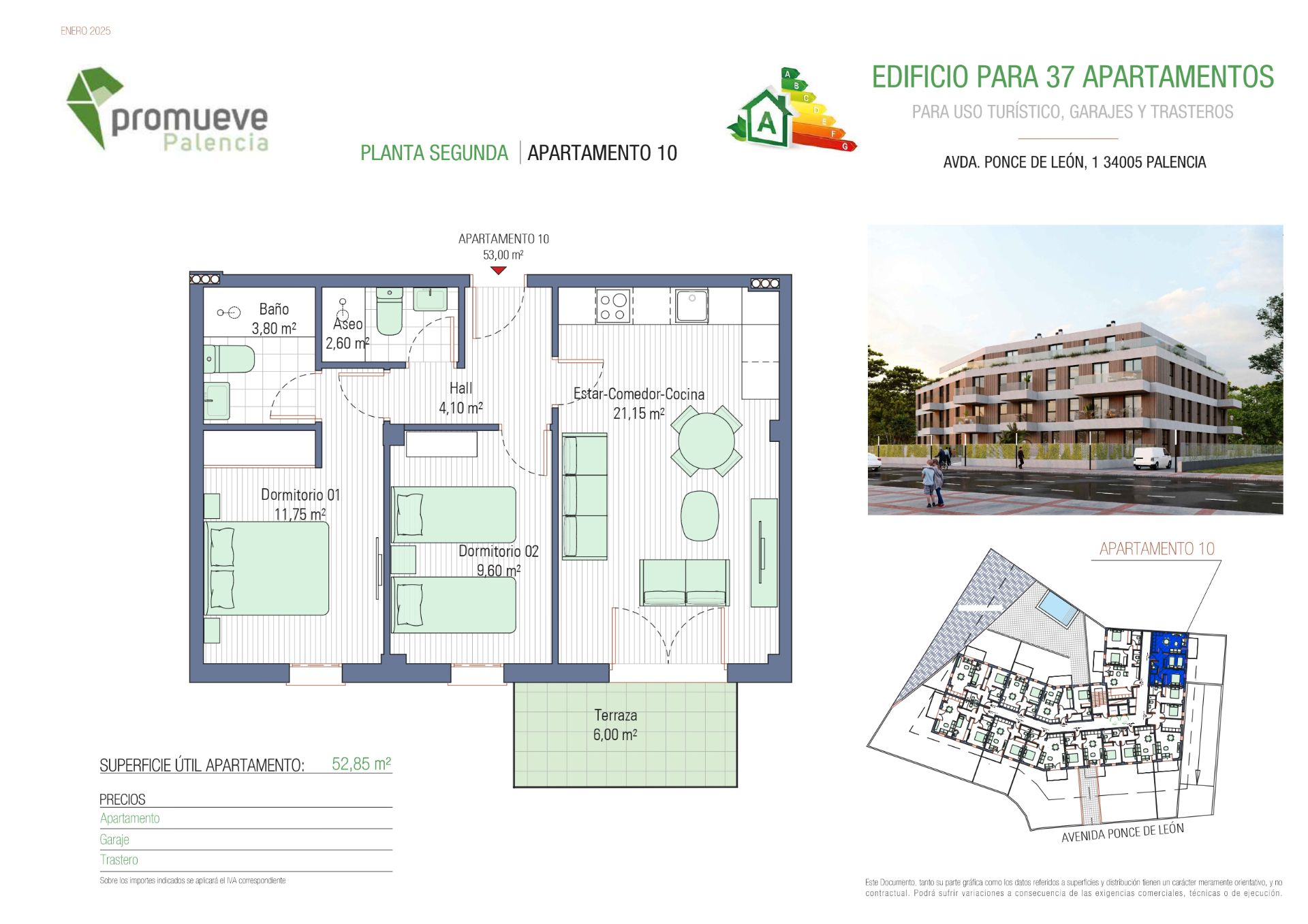 Apartment for sale in Palencia Capital  with Terrace and Community pool