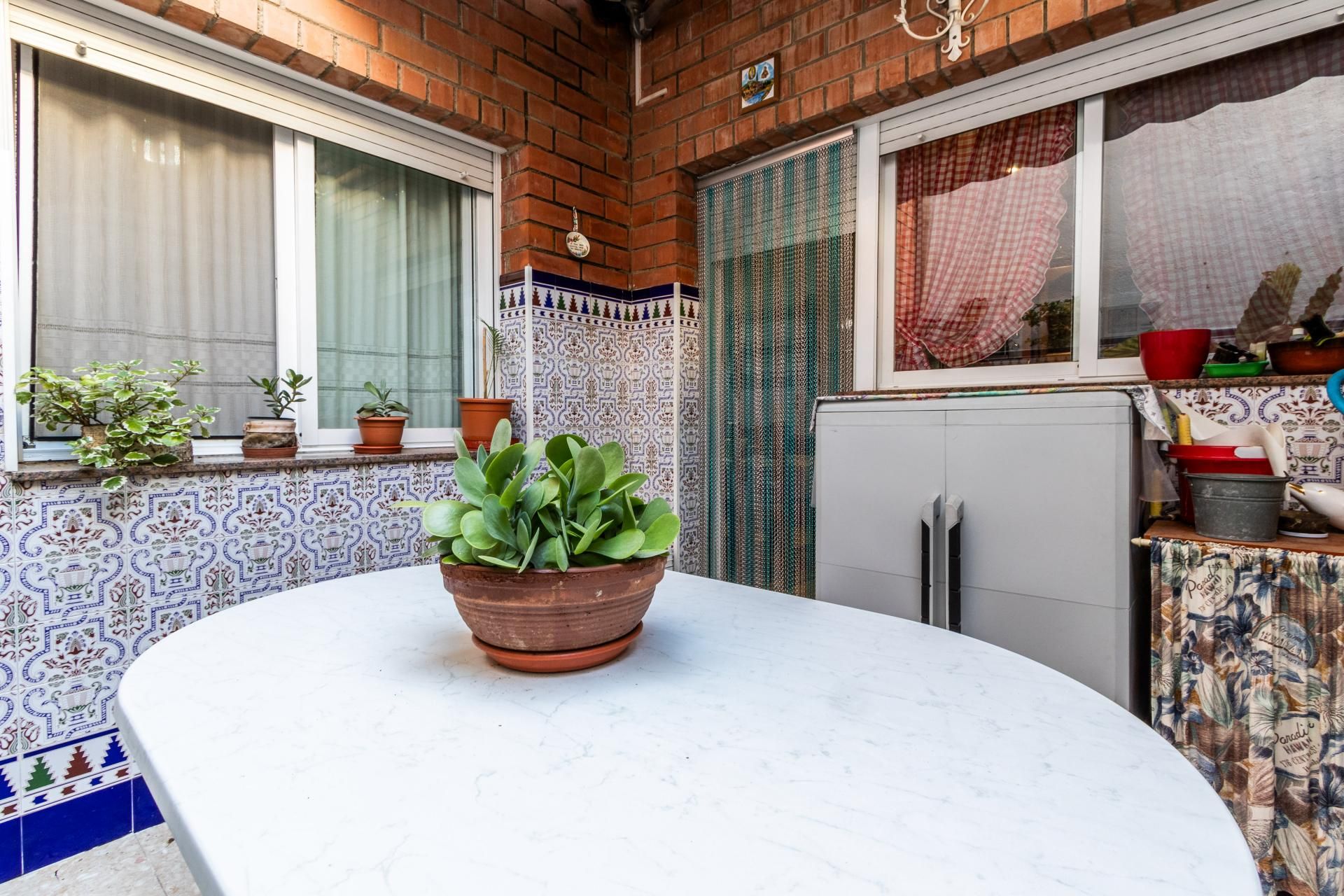 Terrace of Single-family semi-detached for sale in Sabadell  with Heating and Balcony