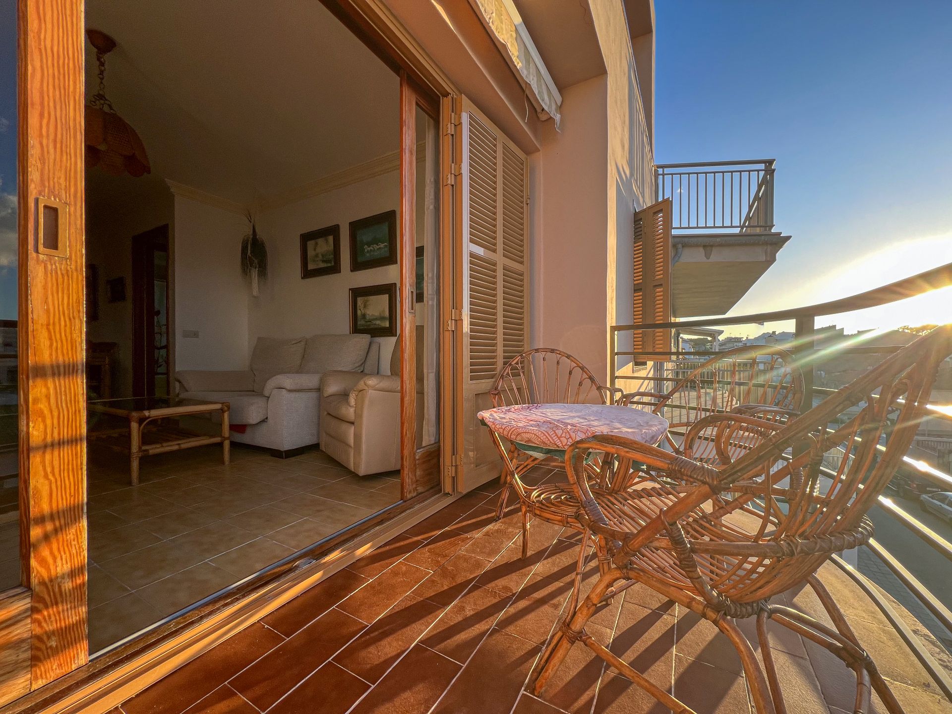 Terrace of Flat to rent in Santa Margalida  with Furnished, Oven and Washing machine