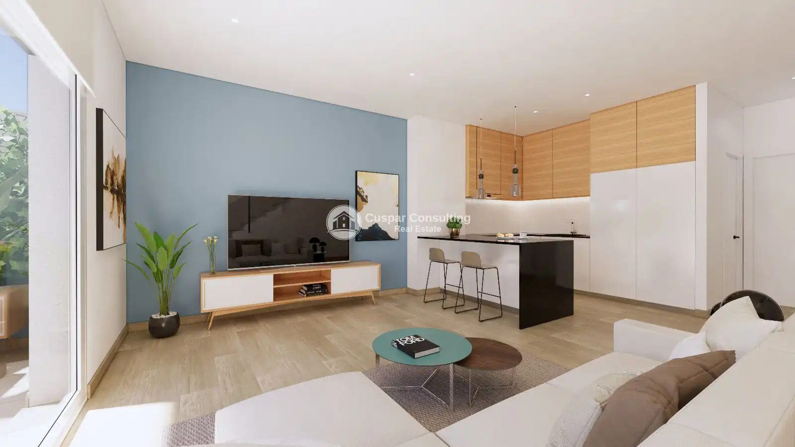 Sala de estar de Dúplex en venta en Los Alcázares con Aire acondicionado, Calefacción y Terraza