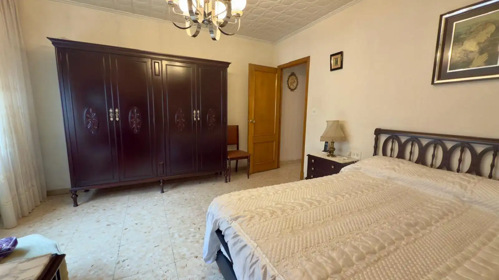 Bedroom of Flat for sale in Ourense Capital   with Heating, Storage room and Furnished